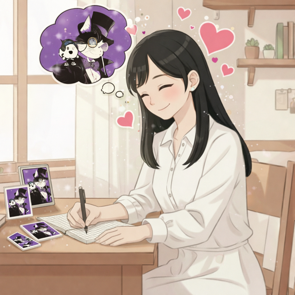 机で文章を書く、推し活視点のPRライターゆの